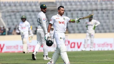 টেস্টে বাংলাদেশের অধিনায়ক হিসেবে রেকর্ড সেঞ্চুরি শান্তর
